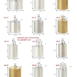 M2 standoff brass spaer copper weld solder weld pin PCB nut SMT thread connector Copper Nut threaded pass Column
