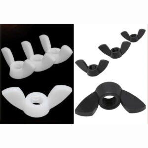 M6 Wing nuts Nylon plastic M6 wing nuts,handle Adjustable Lighten airplane model aircraft,LED Lighting isolation DIN315 nut