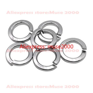 304 steel M1.6 M2 M2.5 M3 M3.5 M4 M5 M6 M8 M10 M12 M14 M16 -M36 spring washer bolt screw lock cushion