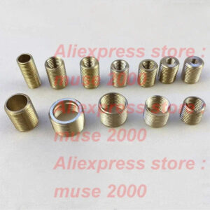 M4 M5 M6 M8 to m10 m12 M14 Brass hollow screw adapter inner outer thread connector screw nut bolt coupler converter adapter