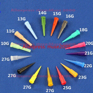 TT plastic glue nozzle 10g-25G type A  Plastic Conical Smoothflow Tapered Needle/Tips Dispense Tips set Glue dispensing nozzle