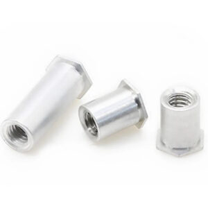 BSOS-M6 rivet nut L5-40mm stainless steel Self-Clinching closed end pressured nut thin board plate fastener column
