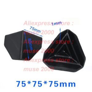 75mm wood furniture corner cover protect 3 sides protecting Black furniture table board palte transport anti scratch