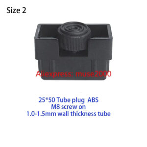 25*50 30*60 mm oblong  tube screw on feet adjustable pad PP or ABS plastic chair table feet leg leveling M8 screw adjustable