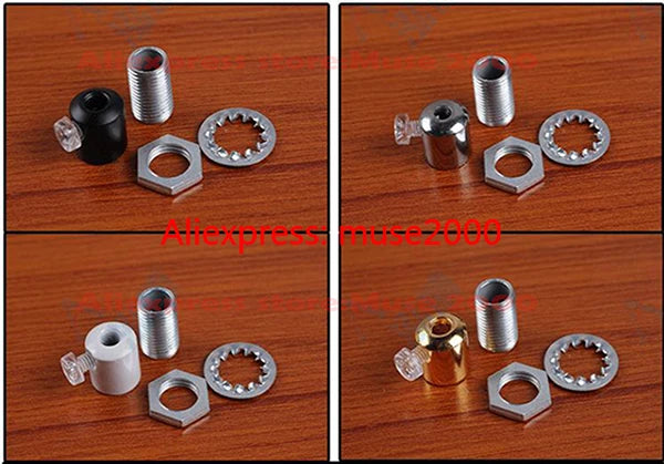 Chandelier Wire Rope Chuck: Ceiling Light Cable Wall Base Connector Nut, Rope Holder Fastener Buckle, Wire Lock - Image 2