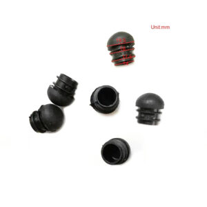 OD12 14 16 19 22 25 28 32mm Ball head round plug ending,circular insert ends,Blanking tube cap,furniture chair leg pad cover