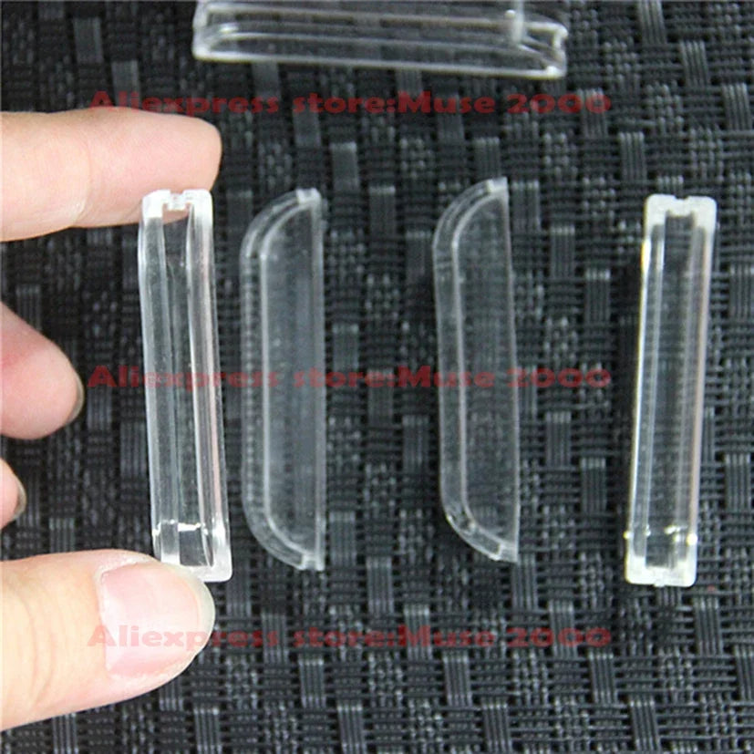 Door Drawer handle Long 30 50 mm acrylic show exhibition glue use cabinet cupboard plastic transparent clear latch - Image 3