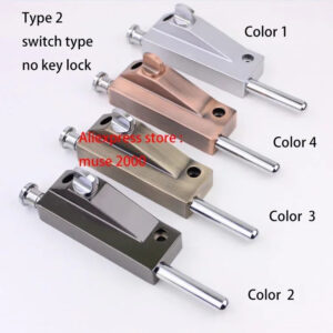 Rotary door latch lock Locker Hotel Shopping mall Entrance glass door key Revolving lock or switch type spring open