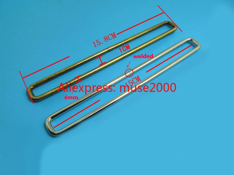 Weaving tape buckle metal steel ring oblong elliptical shape belt anchor clip fastener Adjusting Shoulder straps buckle bag