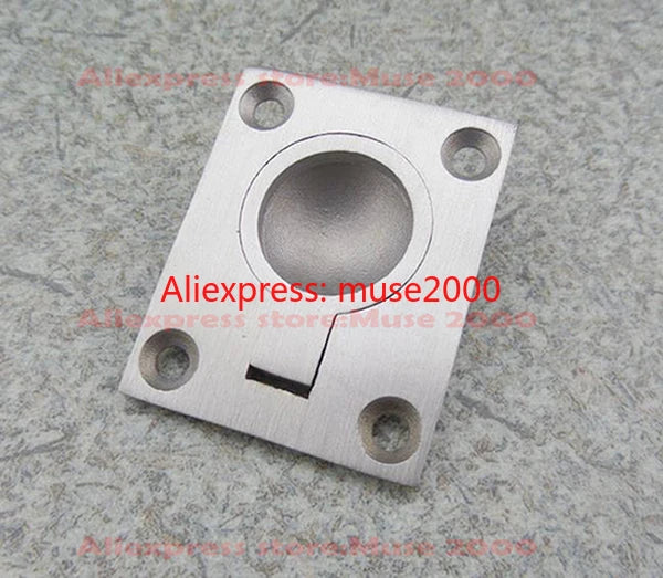 304 steel hiden ring invisible puller pull ring embedded pull Cabinet Move Sliding door marine ship yacht square floor buckle - Image 3