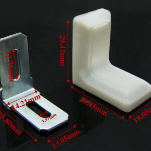 steel corner bracket,with plastic decoration cap cover cabinet cupboard board support stayer,26X13x1.5mm right angle 90 degree