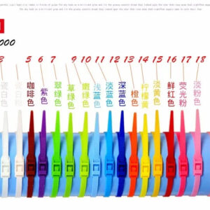 8X350 mm detachable cable tie Releasable re-usable Nylon wire zip tie,slacken loosen relax tighten bundle up
