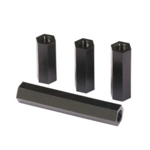 Black M3 height 6 8 10 11 12 15 18 20 22 25 30mm nylon nut female hexagon spacer black standoff board isulation plastic nut SSLY