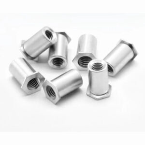 SOS-M3 rivet nut stainless steel hole dia 4.2 Self-Clinching pass end pressured nut thin board plate fastener column