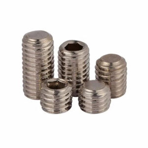 Set screw M3 M4 * 3 4 5 6 8 10 12 16 20 25 30 40Grub Screws Inner  Hex Socket Flat ending tip  Set bolt din916 Stainless Steel