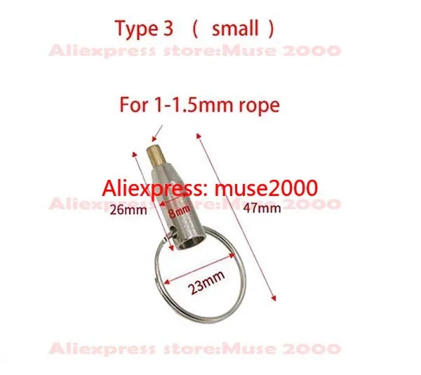 ceiling Wire grippe with Steel keychain ring steel rope clamp clip Wire clasp Exhibitions ceiling light rope locker billboard - Image 3