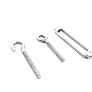 OC CC OO 304 steel rope Wire clasp with hook Art Light ceilling light anchor steel rope locker Arched chain clip hooks gripper
