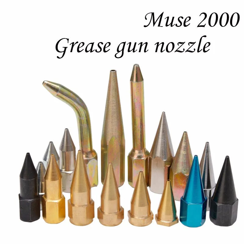 grease syringe gun squirt nozzle 1/8 thread female copper brass nozzle - Image 5