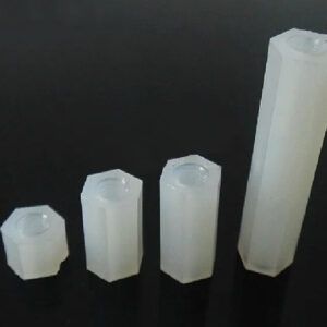 M3 height 6 8 10 11 12 15 18 20 22 25 30 35 40 45 50mm nylon nut hexagon spacer Nylon standoff board isulation plastic nut SSLY