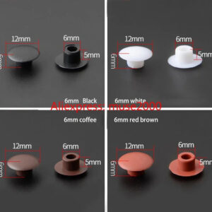 6mm furniture hole plug decoration cap,Plastic screw hole cap cover,home wood furniture cap cupboard screw