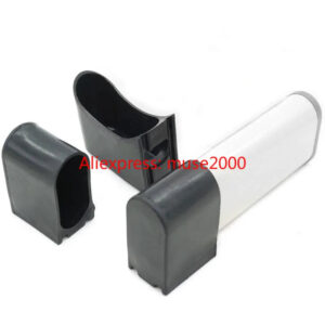 student desk feet cover 20*40 20*50 25*50 30*60 mm elliptical tube feet adjustable pad PP plastic chair table feet leg leveling