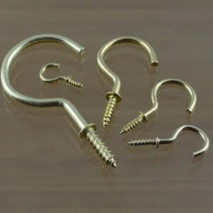 1/2 to 2 inch Eye screw circle question mark shape hook self tapping screw window hooker Drilled Findings hole head iron screw