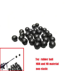 Solid NBR NR rubber Non-Elastic ball 8 10 13 15 16 17 18 20 25 30 35 mm dia shooting Toy false bullets marble slingshot black