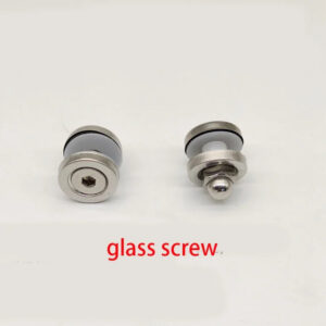 304 steel staie glass bracket standarding pole column connector guardrail screw fastener