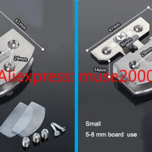 Steel Glass hinge clamp board  arcylic door Piano Plexiglass hinge show exhibition Cake box cupboard electronic jewel advertise