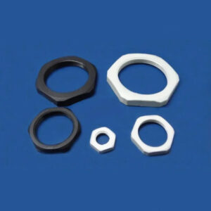 Thin nut M36 M40 M50 M63 1.5mm pitch ,30 M36 M48 M64 Pitch 2mm plastic nut nylon PA white black nut fastener Hex Hexagon Light