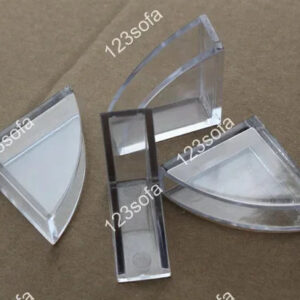 Clear Acrylic Corner Protectors, 10-12mm Thick, Ideal for Furniture, Metal, and Wood Plates - Scratch-Proof and Durable