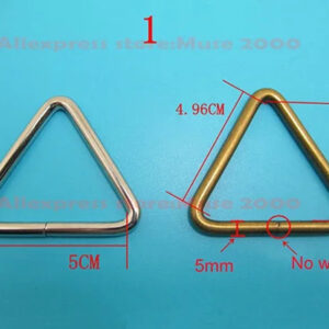 Weaving tape buckle steel metal triangle belt anchor clip fastener Adjusting Shoulder straps buckle bag clothing accessories