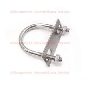 M6 M8 U Shape bolt tube clamp with nut and locking plate pipe 304 holder clip clasp washer lboard locker stoper