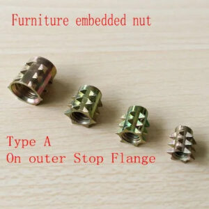 M5 Furniture nut znic alloy steel nut Thorn nut wood embedded handle knob pull screw nut,cabinet cupboard closet door