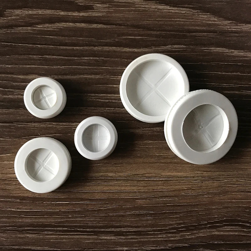 White ECO rubber grommet Drilling hole 16 20 22 25 27 30 35 40 42 50 60 70 80 90 100mm dust proof ring wire cable protector - Image 2