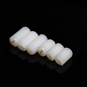 M3 M4 nylon set screw slotted drive grub bolt thread fastener lighting None head screw wire cable LED limit position screw