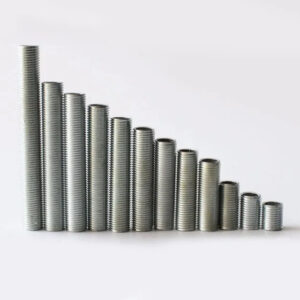 M6 thread bolt pitch 1.0mm hollow screw ceilling light connector threaded pole outer thread inner 3mm steel screw bolt nut