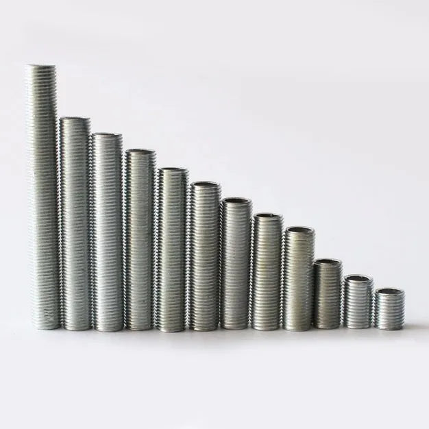 M6 thread bolt pitch 1.0mm hollow screw ceilling light connector threaded pole outer thread inner 3mm steel screw bolt nut
