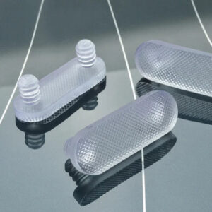 Double hole pad 7mm Flexiable PVC soft hole plug long damper furniture drawer cupboard door noise pad cabinet protector