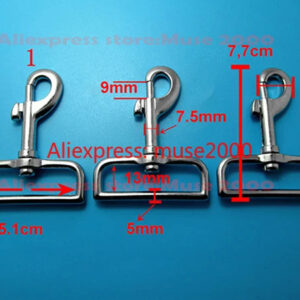 alloy dog buckle metal pet hook Weaving tape belt buckle belt anchor clip Shoulder straps buckle bag lanyard spring buckle