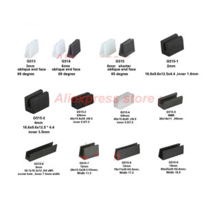 2 3 4 5 6 glass side clamp thin board clamp clip board glass protector damper furniture square saddle washer plastic