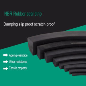 NBR rubber solid seal strip Oblong 10 15 20 x 15 20 25 30 40mm ship cabinet Door windor machine damper slip scratch proof