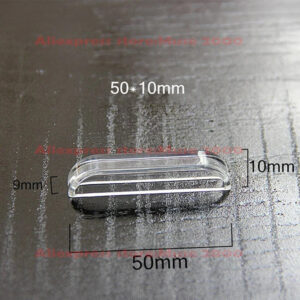 Door Drawer handle Long 30 50 mm acrylic show exhibition glue use cabinet cupboard plastic transparent clear latch