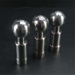 SS316 steel Sanitary cleaning ball nozzle 1/2 3/4 1 1&1/4 1&1/2 2 inch BSPT female thread self rotary tank container chemistry