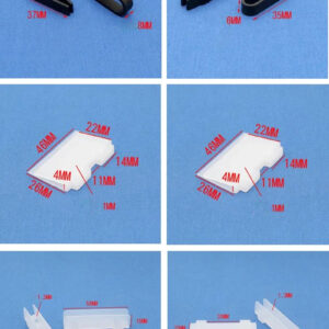 4 6 8 10 12 mm board U clip glass corner orthogonal protector, plastic cover for stone plate wood door metal board photo frame
