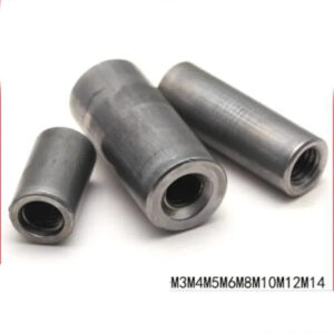 M4 M5 M6 Carbon steel Column nut FURNITURE welding fastener round dia lengthen heigher screw bolt connector ole rod