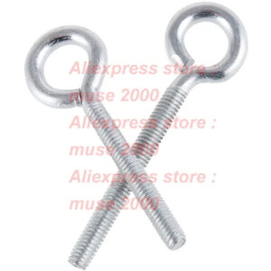 M10*70 80 90 100 120 mm ring head eye screw bolt steel znic plated light hanger fan rope fastener wall anchor ceilling