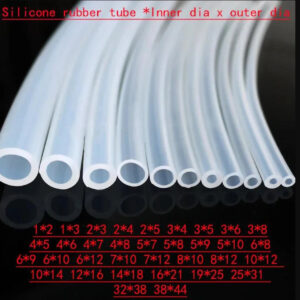Silicone rubber tube 3x6 3x8 4x5 4x6 4x7 4x8 5x7 5x8 5x9 5x10 6x8 6x9 6x10 6x12mm transparent clear pipe Hose medical plumbing
