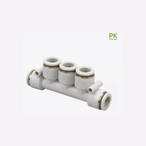PK-4 6 8 10 12 mm Pneumatic Air Hose Quick Connectors - Fast Plug 5-Way Fittings PU/nylon tube Multi-Port Serial Tubing