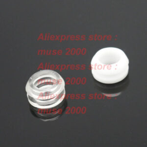 0422 wire grommet 8mm inner dia hole white Clear board double side LED lighting toy DIY coil protector metal outlet case plate